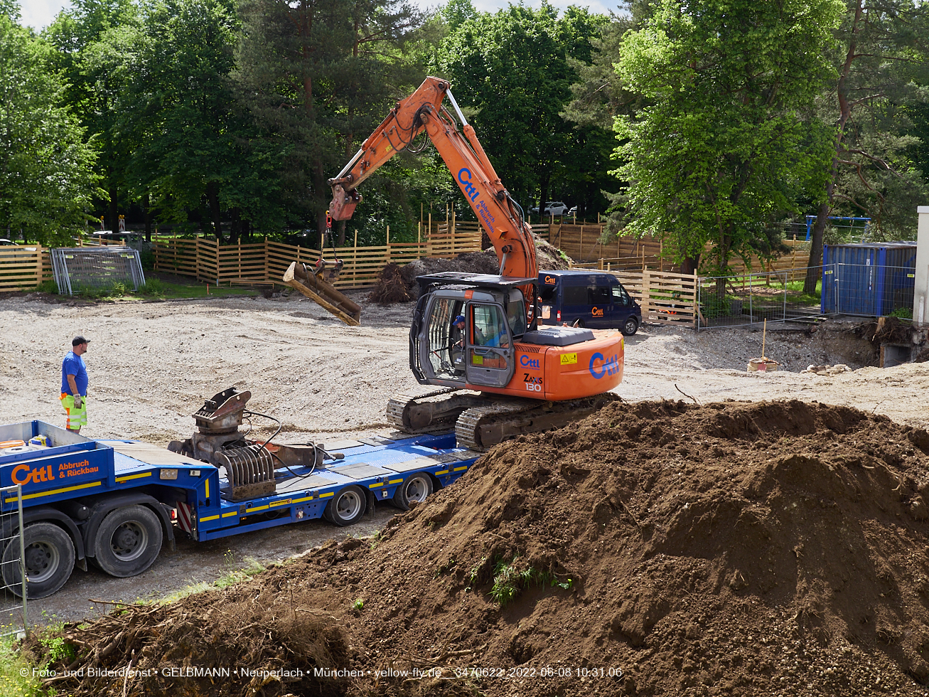08.06.2022 - Baustelle zur Mütterberatung und Haus für Kinder